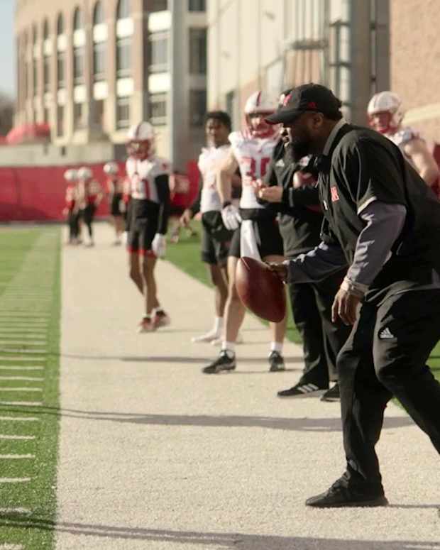 Travis Fisher spring practice 2022 defensive backs